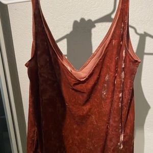 H&M velvet tank top size small! Perfect condition